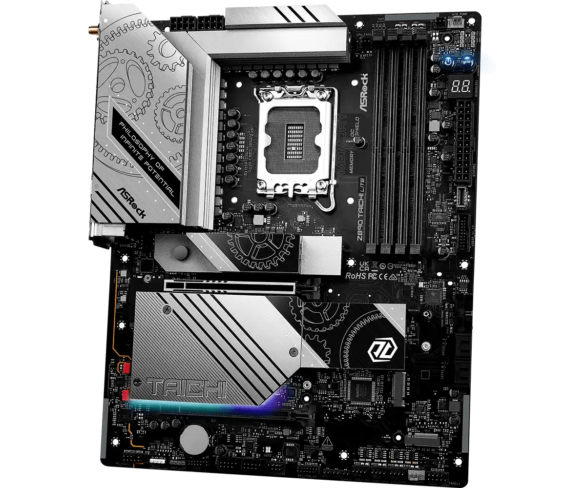 ASRock Z890 Taichi Lite LGA1851 Socket Gaming Motherboard - Vektra Computers LLC ASRock Z890 Taichi Lite LGA1851 Socket Gaming Motherboard - Vektra Computers LLC